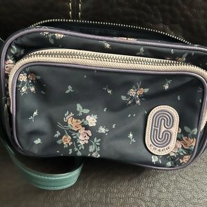 Coach small flowered bag